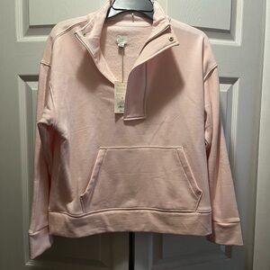 Target A New Day Light Pink Quarter-Zip Pullover